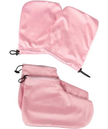 minkissy 2 Pairs Gloves Spa Mittens Paraffin Accessories Paraffin Bath Mitt Glove Paraffin Manicure Paraffin Treatment Wax Bath Foot Cover Mittens Kids Paraffin Glove Bulls Pink Hand 28x20cm Pink - Buy Online on GoSupps.com