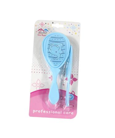 Healvian Baby Grooming Kit Set - Scalp Massager Brush, Hair & Massage Comb, Infant Hairbrush - Comfort Care for Newborns - Blue, Size 1 - Buy Online on GoSupps.com