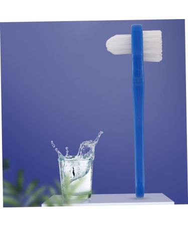 Mobestech 6th Double-Headed Toothbrush - Portable Dental Cleaner for Prosthesis | 2 Bristle Toothbrush | Oral Care Supply (1 Pack Color-Sorted) - Buy Online on GoSupps.com