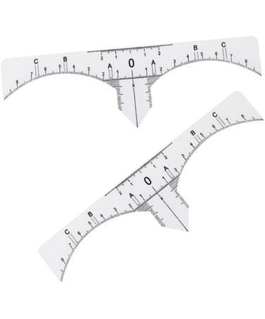 Hemoton Scale Ruler 30 Pcs Microblading Eyebrow Ruler Eyebrow Measure Ruler Sticker Eyebrow Guide Measure Tool Makeup Gadgets - Buy Online on GoSupps.com