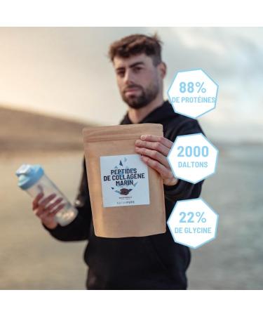  NUTRIPURE Nutripure | Wild Marine Collagen Powder | Food Supplement for Joints Hair & Nail Care Skin | Hydrolyzed Marine Collagen | Chocolate | 310g Pouch | 1 Month Supply | Made in France - Buy Online on GoSupps.com