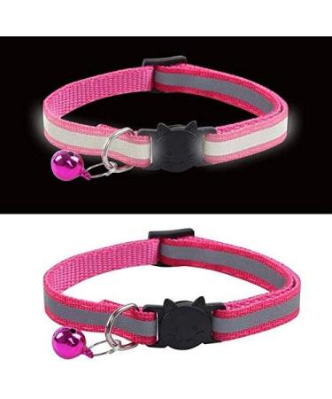 Closer 12 Pcs Reflective Collars Quick Release Safety Buckle with Bell Adjustable 19-32cm (12 Colors) - Buy Online on GoSupps.com