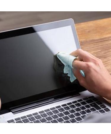 32 Packs Microfiber Cleaning Cloths - 7 x 6 inch Individually Packaged for Glasses Cameras iPads iPhones & Jewelry - Black & Blue - Perfect for Fine Surface Cleaning - Buy Online on GoSupps.com