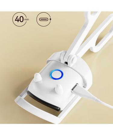 Kochenty Eyelash Curler Portable Electric Eyelash Curler Permanent Long Lasting Eyelashes Curls Thermal Eyelash Curler Makeup Tools - Buy Online on GoSupps.com