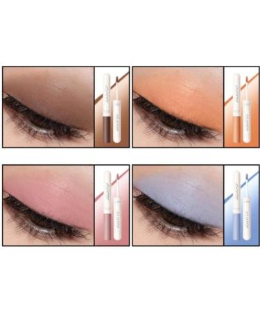 Eyeshadow Primer Set 4 Colors Matte Liquid Eyeshadow for Smooth Neutral Creamy Eyeshadow Set Lightweight High-pigmented and - (Color: 2 Style A) 2 / Style a - Buy Online on GoSupps.com
