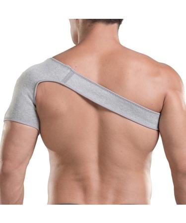 Shoulder Brace Rotator Cuff Support Brace for Men Women Shoulder Compression Sleeve Care Shoulder Brace Support Wrap for S Light Grey Small - Buy Online on GoSupps.com