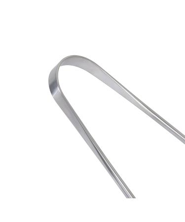 Buy Tongue Cleaner - 100% Stainless Steel Tongue Scraper for Bad Breath Hygiene & Oral Care - Pack of 2 with Travel Case - Buy Online on GoSupps.com