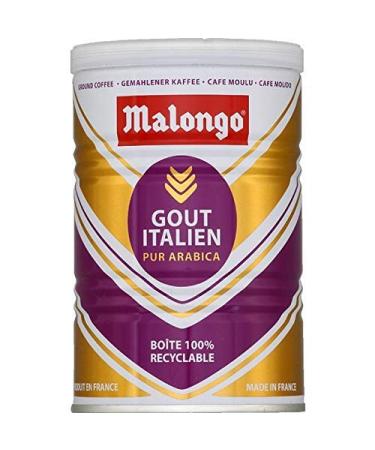 Malongo - Caf Moulu Pur Arabica Go t Italien - La Bo te De 250G - Tarif D gressif - Option Cadeau