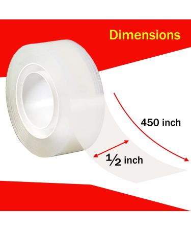 Tape Transparent Tape Clear Tape 3 Rolls Tape Refills 1/2 inch x 1296 inch 3 Boxes Tape Refills for Dispenser + Scissors All Purpose 3 Count - Buy Online on GoSupps.com