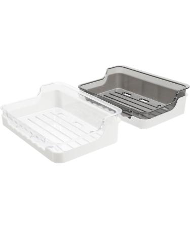 Amosfun 8 Pcs Soap Box Hanger Adhesive Soap Holder Storage Soap Rack Soap Storage Dishes Soap Storage Holder Shower Soap Dish Holder Soap Drying Holder Sponge Plastic Drainer Rack - Buy Online on GoSupps.com
