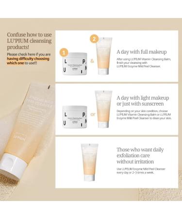 Buy LU PIUM Enzyme Mild Peel Cleanser 100ml - Gentle Exfoliating Face Wash | International Shipping - Buy Online on GoSupps.com