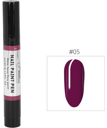 Nail Polish Pen Nail Gel Polish Pen Attractive Safe and Reliable Save Time and Energy with Charming Colors for Nail Salons or Individual Home(05) - Buy Online on GoSupps.com