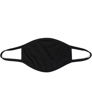 Black Cotton Face Masks - Bulk - Breathable Reusable Cotton (2)