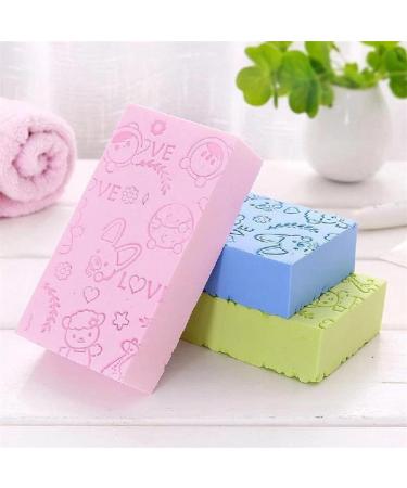 WondFans Pink Dead Skin Removal Bath Sponge - Exfoliating Body Scrubber for Smooth Skin | International Shipping - Buy Online on GoSupps.com