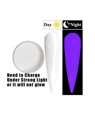 Glow in the Dark White Nail Dip Powder 1OZ GL085 - OUMISAYA Fluorescent Dipping Powder - Buy Online on GoSupps.com