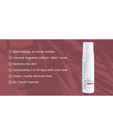 Tantrixx Self Tanning Mousse - ULTRA DARK | Organic Natural Tan | Hydrating | Made in Australia | 200ml - Buy Online on GoSupps.com