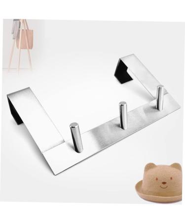 Holibanna 3pcs Stainless Towel Over The Door Bag Creative Organizer for Coat Steel Medium Hanger Rack Hook 21.3*12.4cmx3pcs As Shownx3pcs - Buy Online on GoSupps.com