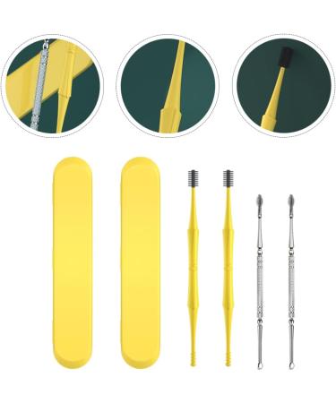 Stainless Steel Double-Sided Earwax Removal Kit - 8pcs Assorted Care Curettes for Men and Women - Buy Online on GoSupps.com