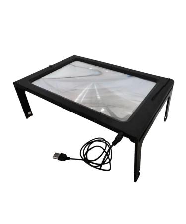 JAYIOLA Full Page 3X Large Magnifier Foldable Magnifier for Newspapers Gifts Reading