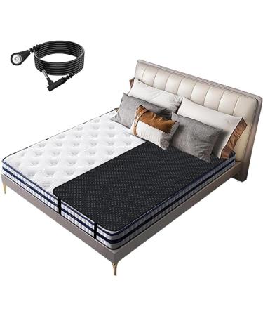 Miuqaokl grounding mat ground mat for bed 137 x 200 cm with 4.5 m of ground lust reduced inflammation and stress breathable grounding pad for better sleep