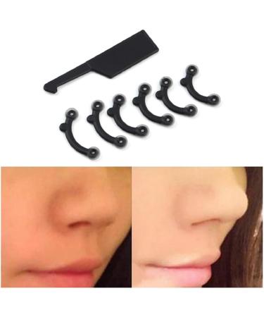 VANANA Nose Up Lifting Shaper Set - 3 Sizes Soft Silicone Invisible Corrector Tool for a Perfect Nose | Easy Pain-Free Installation (Black - Buy Online on GoSupps.com