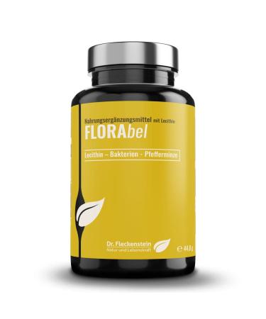 Dr. Fleckenstein FLORAbel dietary supplement with enteric-coated lecithin peppermint and bifidobacteria 90 capsules