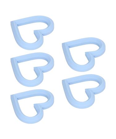 Light Blue Silicone Heart Shaped Toddler Teether Flexible Anti-Eating Baby Teething Toy for Home | Shop Internationally - Buy Online on GoSupps.com