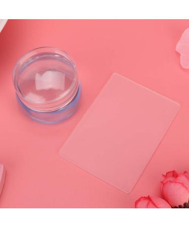 Stamper Seal Silicone Head Transfer Tool for Nail Art - Transparent Cap Stamping Tool for Perfect Manicures | Shop Internationally - Buy Online on GoSupps.com