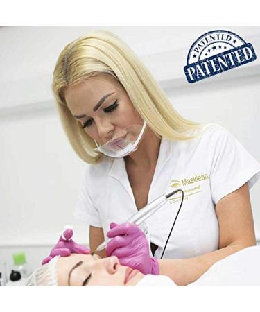Buy 4 Boxes of Clear Transparent Sanitary Masks (20 Masks) - Anti-Fog Face Shields for Permanent Makeup & Catering - Reusable Spit Guards | International Shipping Available - Buy Online on GoSupps.com