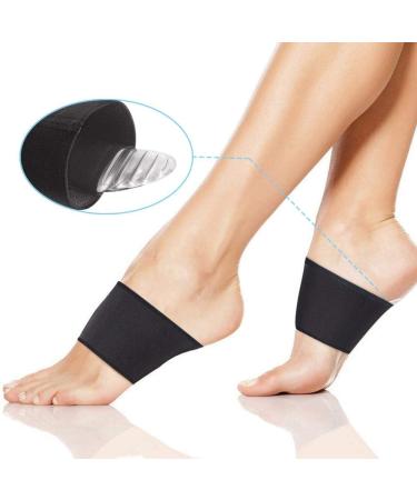 Foot Arch Support Set | Compression Sleeves for Flat Feet & Plantar Fasciitis | Pain Relief for Men & Women - Buy Online on GoSupps.com