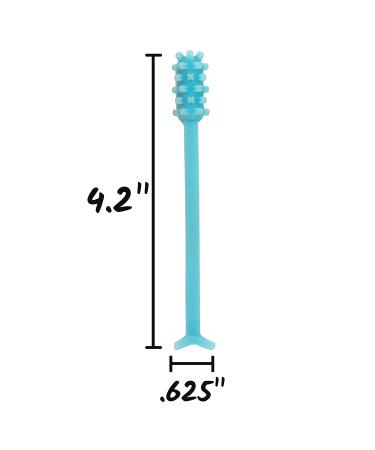 Denture Dart V2 - Adhesive Removing Toothbrush (Blue) - Buy Online on GoSupps.com