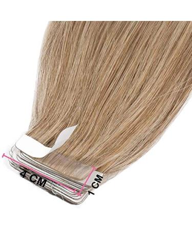 SEGO Tape In Hair Extensions | Remy Real Hair 20 Tress - 12 Honeyblond #27 - Includes 10 Free Tapes - 40g - Buy Online on GoSupps.com