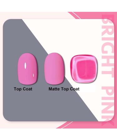 Pink Nail Polish - Dusky Pink Nail Varnish - Summer Coloured Grey Pink Quick Dry Nail Varnish - Water Based Chip Resistant No Need UV Air Dry DIY Nail Art (Dark Pink) - Buy Online on GoSupps.com