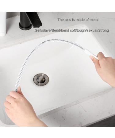 Pipe Tube Cleaner for Fridge Drain - Flexible 28 Inch Brush & 18 Inch Clog Remover Tool | Effective Drain Dredging Solution - Buy Online on GoSupps.com