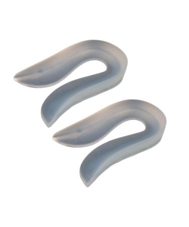 Didiseaon Foot Pad Shoe Inserts Heel Cushions for Shoes Silicone Insoles White Heel Pad Sports Men and Women