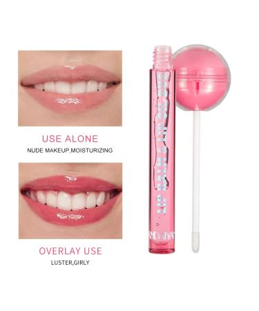 AKARY Lip Gloss and Lip Balm Combo - Lollipop Chamele Lipgloss, Chapstick and Lip Oil Duo - Moisturizing Jelly Lip Glaze for Women and Girls (Blue) - Buy Online on GoSupps.com