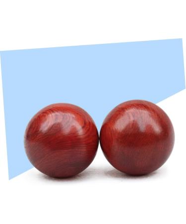 Healeeved Hand Exercise Balls - 2-Piece Baoding Massage Balls for Blood Health & Stress Relief - 5cm Red - Buy Online on GoSupps.com