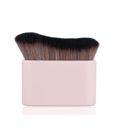 Self Tanning Blending Brush Instant Self Buffing Tanner Brush Liquid Foundation Spray Body Makeup Sunscreen Brush Kabuki Self Tan Brush Applicator for Body Face (Pink)