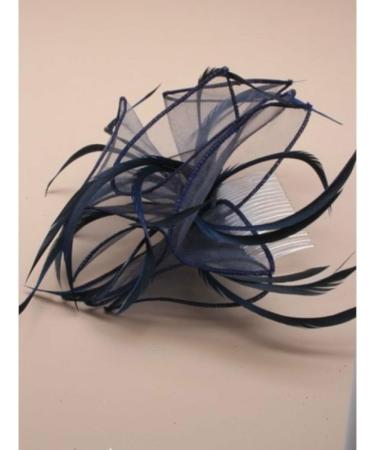 Arranview Jewellery Navy blue fabric fascinator on comb - Buy Online on GoSupps.com