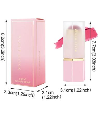  G n rique Cream Blush Stick Waterproof moisturizing highlighter smooth pigmented balm lightweight radiance enhancer | Long-lasting natural brightening for face for oily and dry skin lips cheeks etc. - Buy Online on GoSupps.com
