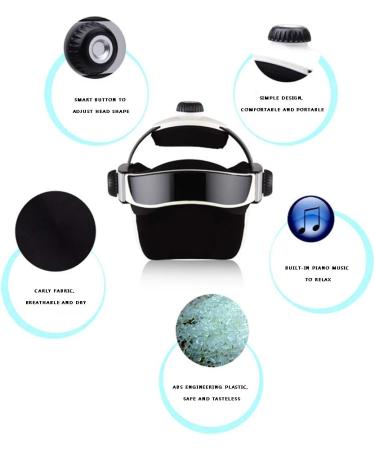 Buy AIBAB Ultra-Light Electric Scalp Brush | Head Massager with Music Blood Circulation & Stress Relief - Buy Online on GoSupps.com