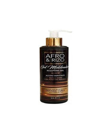 Afro & Rizo Gel Sculpting 236 ml - Sculpting gel for defined and hydrated curls, free of sulfates, parabens and mineral oils
