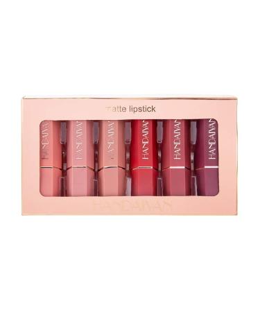 GL-TURELIFES 6 Pack Matte Lipsticks Set | Waterproof Velvet Lipsticks | Smooth Durable & Sexy Colors | Perfect Gift Box for International Shipping - Buy Online on GoSupps.com