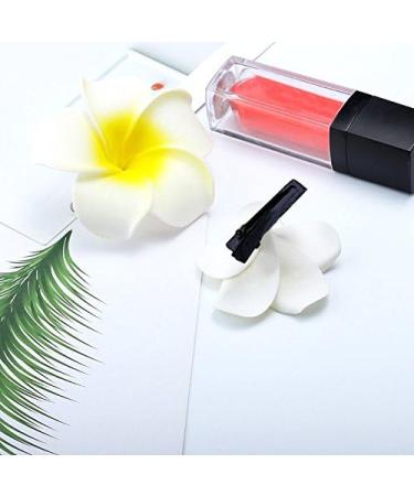 Hawaiian Flower Hair Clip Beach Flower Hair Clip 10 Piece 2.7'' Hawaii Flower Hair Clip Bride Wedding Party Holiday Vacation Women Plumeria Hairpin Hair Accessory (White) - Buy Online on GoSupps.com