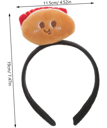 ifundom headbands hot dogs hot dog headband fun headband hot dog headpiece headband halloween hot dog women halloween headband for women hot dog cosplay headband Cartoon Accessories fabric - Buy Online on GoSupps.com