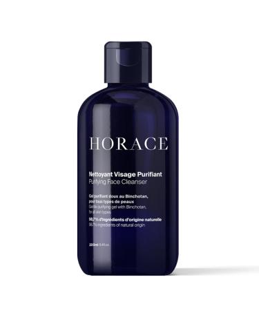 HORACE Face Cleanser for Men - Purifying Gel Against Excess Sebum - Gentle Skincare for All Skin Types - Unscented 200 ml