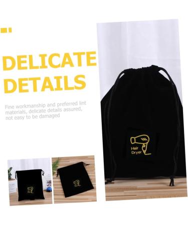 Hemoton 5pcs Hair Dryer Storage Bag Backpack Black Anti-scratch Hairdryer Bags Home Hair Dryer Bags Shopping 30X26X1CMx5pcs Blackx5pcs - Buy Online on GoSupps.com