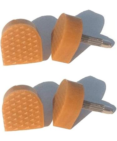 6 Pairs Beige U-Shaped High Heel Tips for Women - 8MM Size, Durable Non-Slip Protectors for Quiet and Comfortable Wear - Buy Online on GoSupps.com