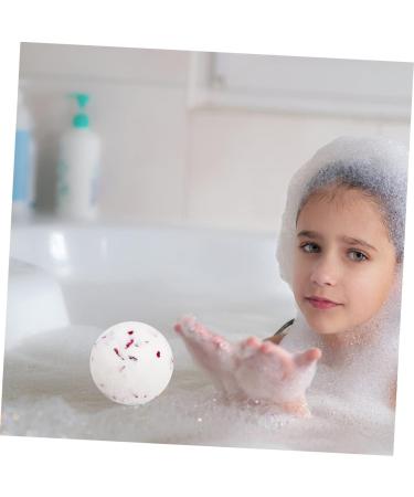  Beatifufu 2 Pieces Bubble Bath Ball Milk Bath Balls Rose Petals Organic Round Bath Bath Milk Moisturizing Bath Bomb Maker Essential Oil - Buy Online on GoSupps.com