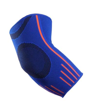 VITTO Elbow Support for Men & Women - Compression Sleeve for Tendonitis Arthritis Injury - Tennis Elbow Support Strap Golfers Elbow Support Elbow Sleeves for Weightlifting (M Blue Single) M Blue 1